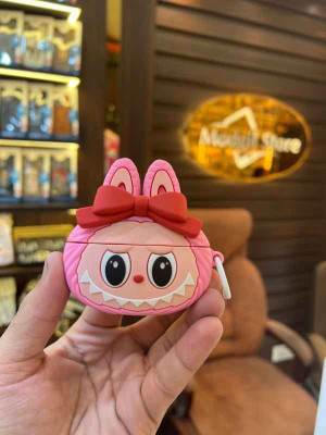 YSTIFYRA Silicone Press Stud Earbuds Case For Apple AirPods 4th Generation (2024) Type( USB-C) Model with Carabiner(Bow Pink Labubu Case) (एयरपॉड्स/ईयरबड्स इसमें शामिल नहीं है ये केवल केस कवर हैI) YSTIFYRA Silicone Press Stud Earbuds Case For Apple AirPods 4th Generation (2024) Type( USB-C) Model with Carabiner(Bow Pink Labubu Case) (एयरपॉड्स/ईयरबड्स इसमें शामिल नहीं है ये केवल केस कवर हैI)