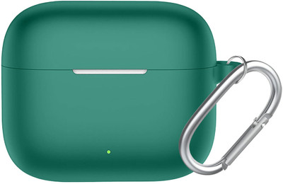 REIOX Silicone Velcro Earbuds Case For OPPO Enco Buds3 Pro Silicone Case Cover(oppo enco Buds3 pro Cover Green)