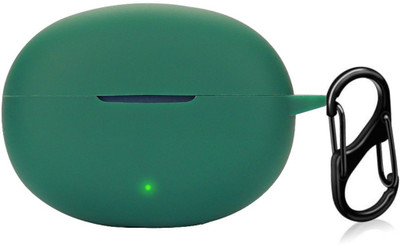 Auronix Silicone Press and Release Earbuds Case For Silicone Case Cover for Vivoo Tws 3e/ Iqooo Tws 1e(Green)