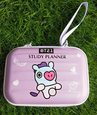 Meeko.com Aluminium Zipper Headphone Pouch For Universal(pink)