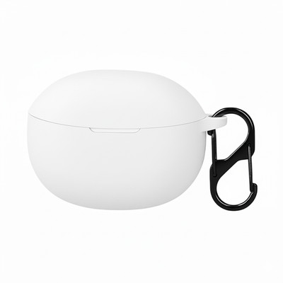 KANSOL Silicone Velcro Earbuds Case For Realme Buds Air 3 Neo(White)