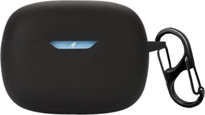 StyleOxx Silicone Press and Release Earbuds Case For JBLL Wave Beam 2 ( 2024 ) Silicon Case Cover(Black)