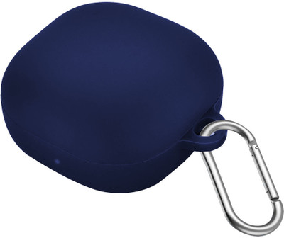 KANSOL Silicone Velcro Earbuds Case For Samsung Galaxy Buds Pro/Samsung Galaxy Buds Live / FE(Blue)