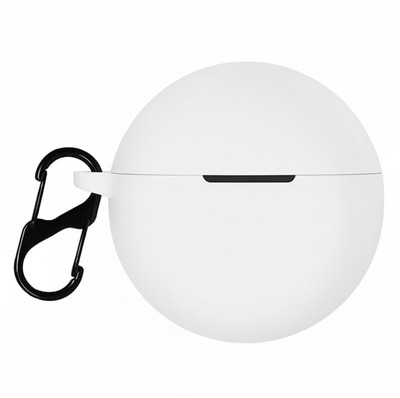 KANSOL Silicone Velcro Earbuds Case For Oppo Enco Buds 2 / Enco Air 2i case Cover 2022(White)