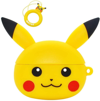 WIZADO Silicone Latch Headphone Pouch For Apple Airpods Pro 2nd Generation(PEEKACHU)
