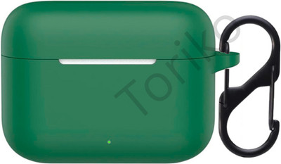 Toriko Silicone Press and Release Earbuds Case For realme Buds T200(Green)