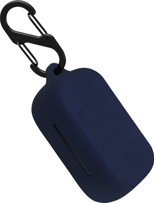 KANSOL Silicone Velcro Earbuds Case For Skullcandy DIME 3(Blue)