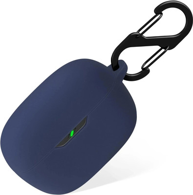 capo Silicone Velcro Headphone Case For JBL Vibe Beam(Blue, Case For JBL Vibe Beam TWS)