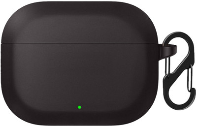 WELCROS Silicone Press and Release Earbuds Case For OnePlus Nord Buds 3r(Black)