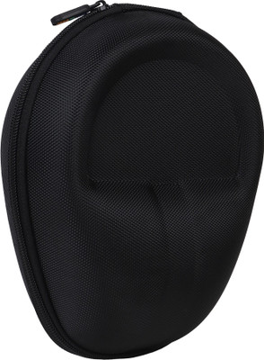 StealODeal Polyester Zipper Headphone Case For Universal(black)