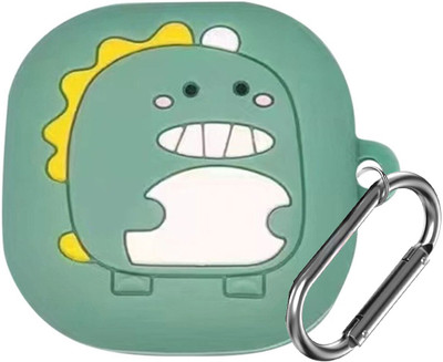 Anvique Silicone Press and Release Earbuds Case For Samsungg Buds Core Silicone Case Cover(Galaxy Buds Core & Cute Dinasour)