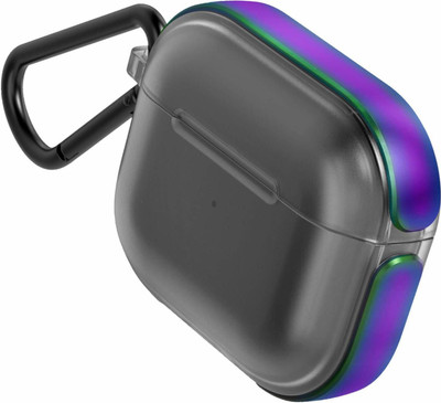 X-Doria Aluminium Press and Release Headphone Case For Apple Airpods 3rd Generation(Iridescent)