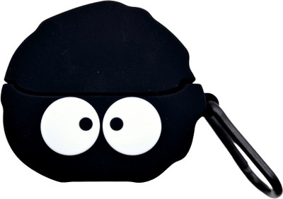 ValenteStore Silicone Press Stud Earbuds Case For Galaxy Buds 3, Galaxy Buds 3 Pro(Black Spirit)