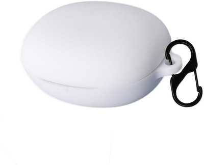 KANSOL Silicone Velcro Earbuds Case For Realme Buds Q(White)
