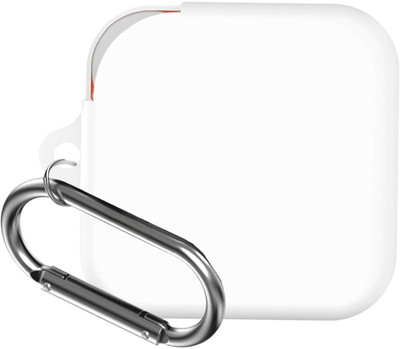 Geggal Silicone Velcro Earbuds Case For CMF by Nothing Buds Pro 2, Cmf Buds 2, Cmf Buds 2 Soft Silicone Case Cover(White)