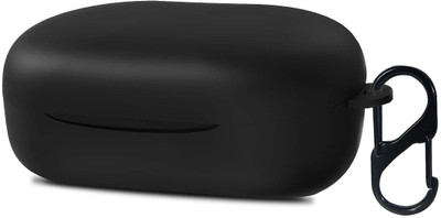 KANSOL Silicone Velcro Earbuds Case For Sony WF-XB700(Black)