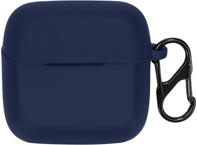 KANSOL Silicone Velcro Earbuds Case For Skullcandy Mod True(Blue)