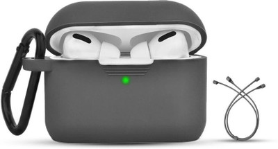Gripp Silicone Press and Release Headphone Case For Apple AirPods Pro (1st Generation)(Charcoal)