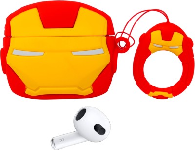 Gadgetshor Silicone Pull String Headphone Case For Apple Airpods 3rd Generation(Iron-Man)