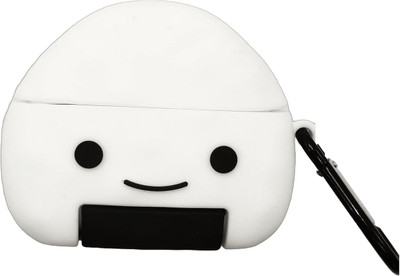 ValenteStore Silicone Press Stud Earbuds Case For Airpods Pro, Airpods Pro 2(Onigiri)