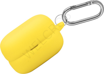 WELCROS Silicone Press and Release Earbuds Case For Sony LinkBuds Fit WF-LS910N(Yellow)