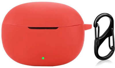 Leiox Silicone Press and Release Earbuds Case For Vivo TWS 3e Buds / iiQOO TWS 1e Buds(Red)