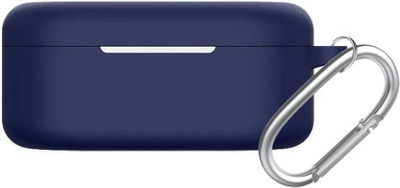 Leiox Silicone Press and Release Earbuds Case For One Plus Nord Buds 2R Case(Blue)