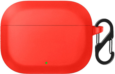 WELCROS Silicone Press and Release Earbuds Case For OnePlus Nord Buds 3r(Red)