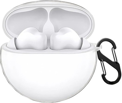 capo Silicone Velcro Headphone Case For Oppo Enco Air3 Pro(Transparent, Silicone Case Cover For OPPO Enco Air3 Pro)