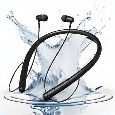 MR.NOBODY N40 PRO With Upto 30 Hours Playback,Waterproof Bluetooth Headset Neckband N3 Bluetooth Headset(Black, In the Ear)