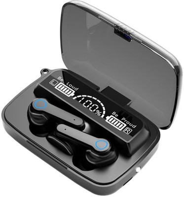 Daxstar Exclusive Edition M19 Wireless Headphone with Powebank Touch B12 Bluetooth Headset(Black, In the Ear)