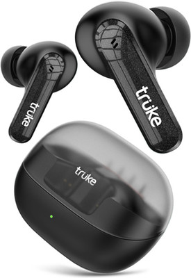 truke Buds Echo 24-Bit 360 Spatial Audio, 13mm Titanium Driver, 70H Playtime, 4Mic ENC Bluetooth(Black, True Wireless)