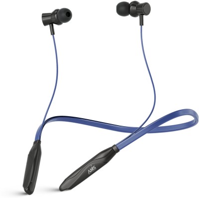 AMS NB36 Rcharge 16Hrs Playtime, ENC mic, Dual Device Pairing, Fast Charging, 5.0v Bluetooth Headset(Blue, In the Ear)