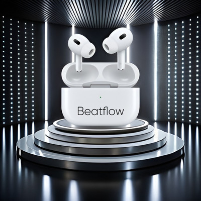 BeatFlow AirpoX Pro 2 Best premium quality -(USB-C) 65 Bluetooth(White, True Wireless)