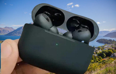Podnix Air True Wireless Earbuds with LED Display – Jet Black Bluetooth(Black, In the Ear)