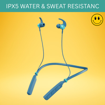 SACRO BT 235 Bluetooth Wireless Neckband With 20 Hours Playback & ASAP ChargeQU4 Bluetooth(Blue, In the Ear)