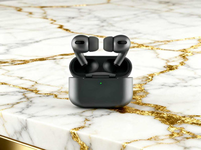 Shivana Airpod Pro Style True Wireless Bluetooth Earphones Bluetooth(Black, True Wireless)