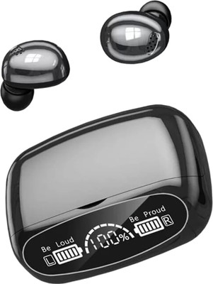 Seashot Original TWS M32 Earbuds 280H Playtime with POWERBANK, Noise Cancelling Wireless Bluetooth(Black, True Wireless)