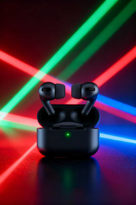 Shivana True Wireless Headphone with 13mm Dynamic Bluetooth(Black, True Wireless)