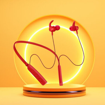 GUGGU 235Pro Bluetooth Neckband Noise-Cancelling True Wireless in-Ear & MicrophoneT247 Bluetooth(Red, In the Ear)