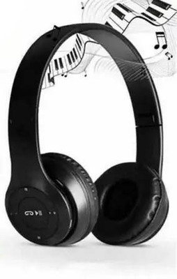 BUFONA Multi-function Wired/Wireless Bluetooth Earphone Gaming Sports Headphones Bluetooth(Black, On the Ear)