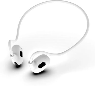 PunnkFunnk Pro air TWS Wireless Headset V5.3 + EDR Open Ear Headphone Hearing Protection Bluetooth Headset(White, True Wireless)