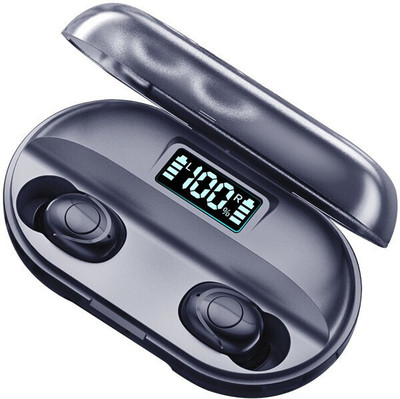 Tunifi T-2 TWS With Charging Case & Power-Bank HQ Sound Bluetooth(Black, True Wireless)
