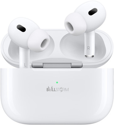 BULLSTORM Earbud Touch Sensor Wireless Bluetooth TWS Connectivity for Android iOS Devices Bluetooth Gaming(Milkly White, True Wireless)
