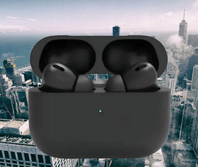 GWALBROS TWS Air True Wireless Earbuds with Long Battery – Pitch Black Bluetooth(Black, True Wireless)