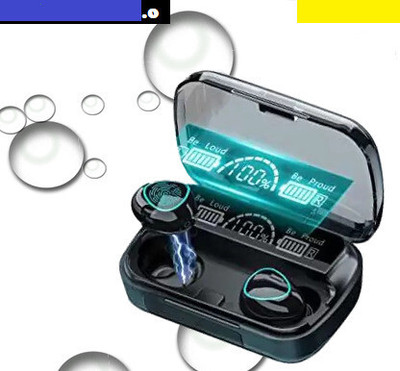 EAGGR M10 True Wireless in ear Earbuds Bluetooth TWS Touch Control Gaming E250 Bluetooth Gaming(Black, True Wireless)