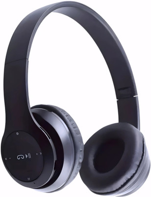 house of common FoldUp Bluetooth UltraBass Dynamic Driver_KQ Bluetooth & Wired(Black, On the Ear)
