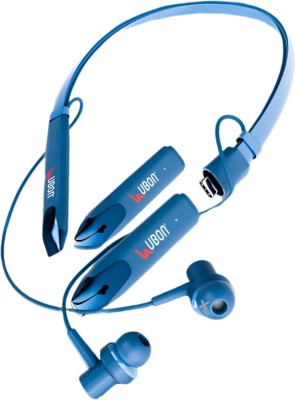 delphine CL-55 In-ear Bluetooth Neckband With Dual Battery Backup Up To 120 Hrs Bluetooth(Blue, In the Ear)