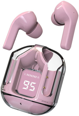 SOBEYS Ultrapods ENC Series Long Battery Life Bluetooth Gaming(Pink, In the Ear)