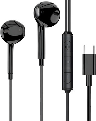 Yildiz BassHeads 100 Wired Earphones with Mic For OPPO A3 Pro/A3/A3x/Find N3/N2/F29 Wired(Black, In the Ear)